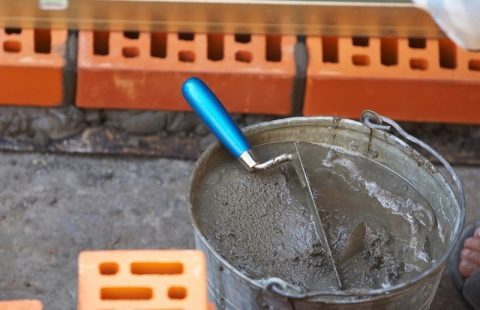 фото цементный раствор в омске
